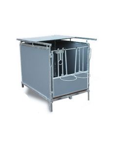 KALVERBOX MOBIEL KUNSTSTOF  90 X 130 CM MET SCHUIFDAK 