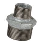 VERLOOPNIPPEL GEGALVANISEERD 1" X 3/4"